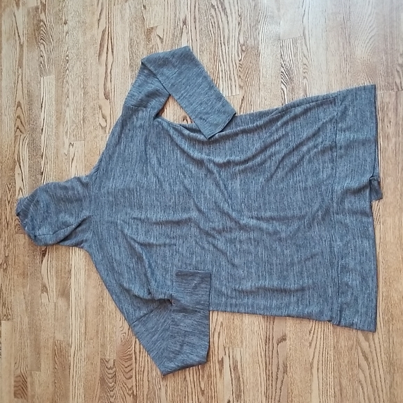 (S) Pink Blush Heathered Long Open Hooded Cardigan Cheetah Pockets Cozy Comfy - Picture 8 of 8